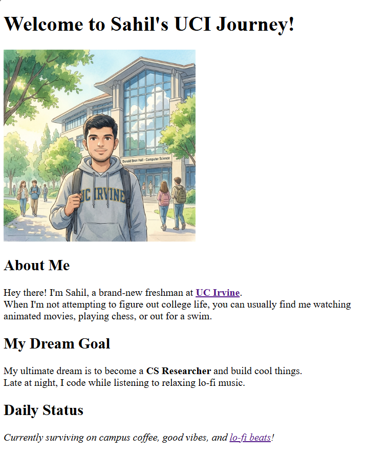 Sahil Day 4 Browser Preview