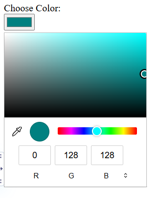 Step 2 Color Picker Example
