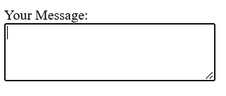 Step 2 Textarea Example